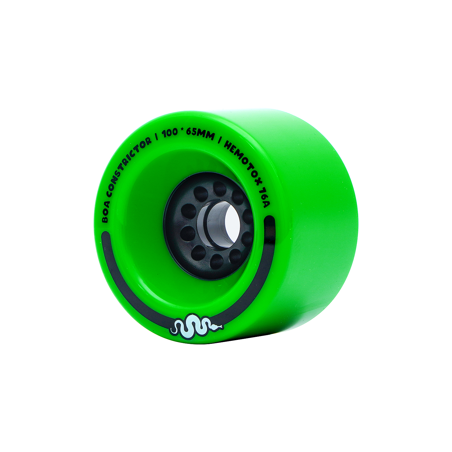 Boa Constrictor 100mm Longboard Wheels – Jungle Green - Ultra Soft 76a