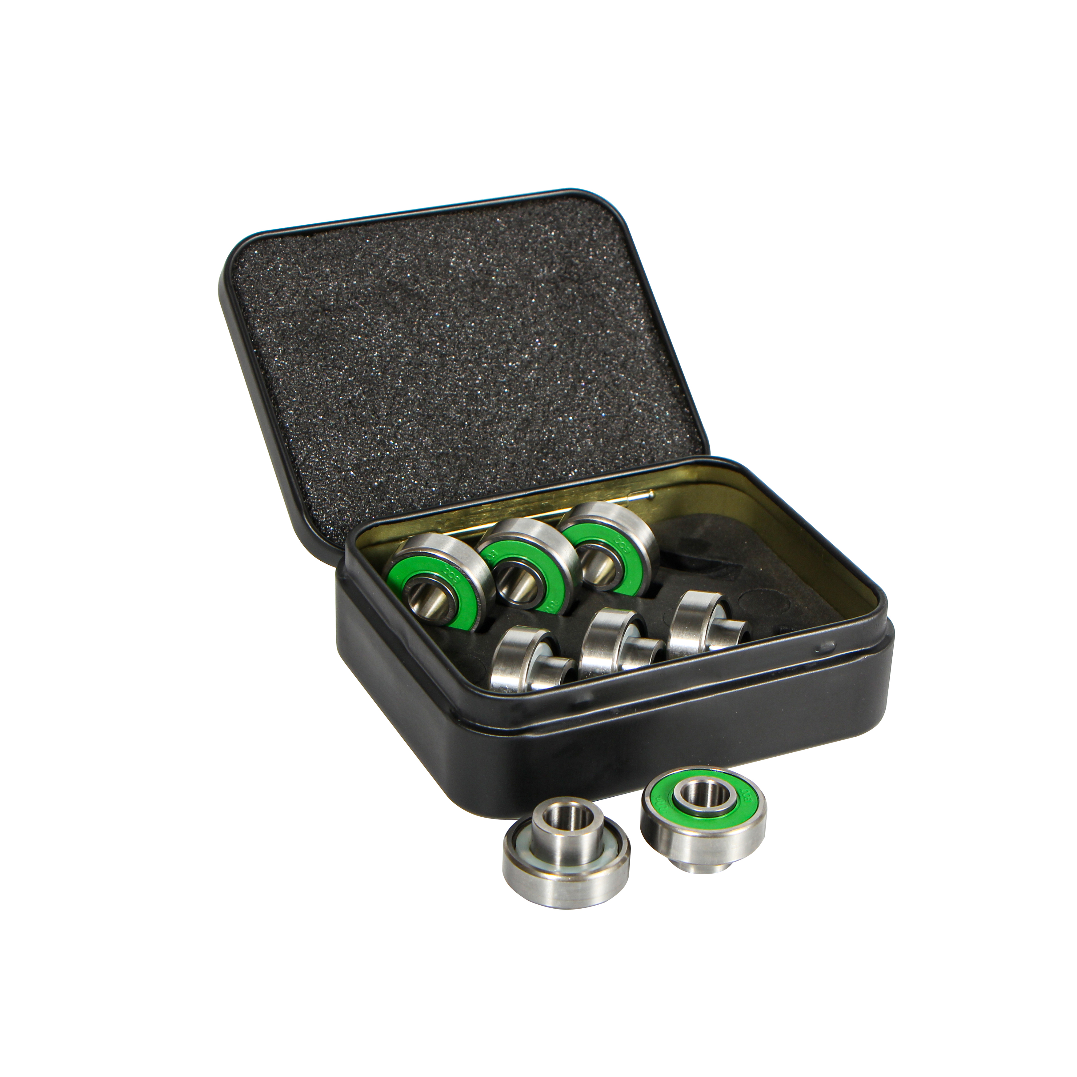 Boa Black Belly Steel Bearings – High-precision, budget-friendly bearings with inbuilt spacers and speedrings. 3