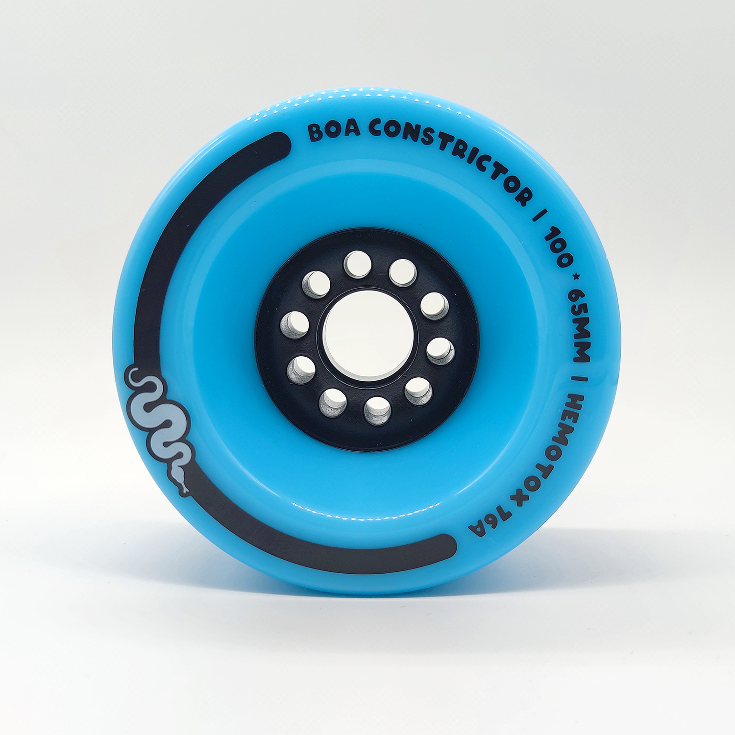 Boa Constrictor 100mm Longboard Wheels - Baby Blue – Ultra Soft 76a